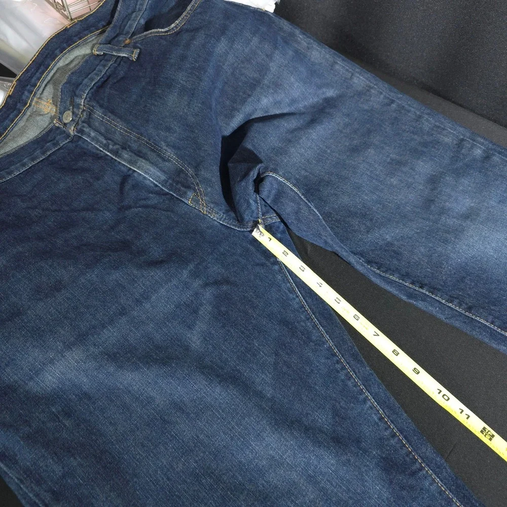 Polo Ralph Lauren Jeans Mens 42x34 Blue Authentic Dungarees Straight Leg Denim‎